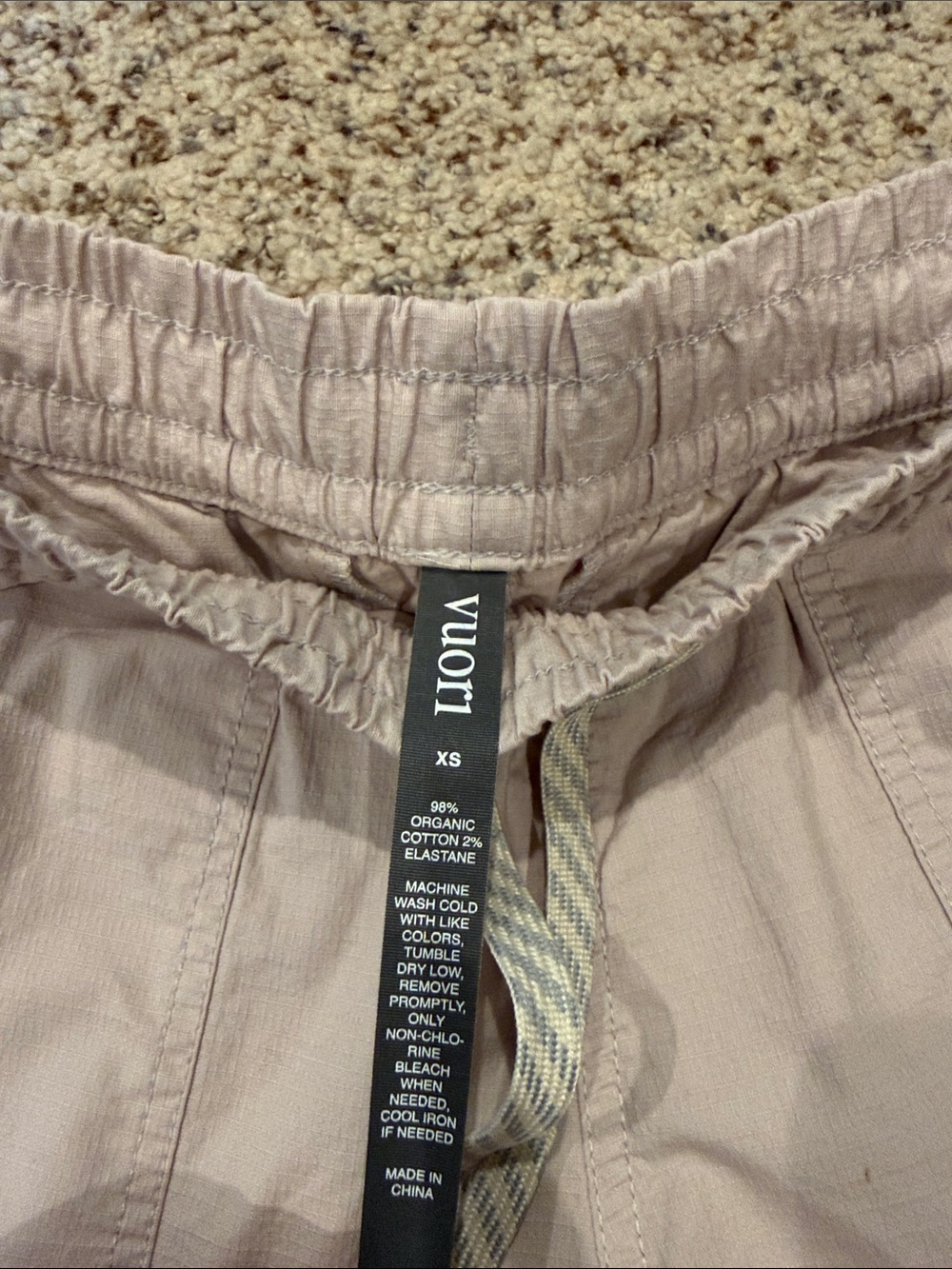 Vuori Vintage Ripstop tan shorts - Picture 4 of 6